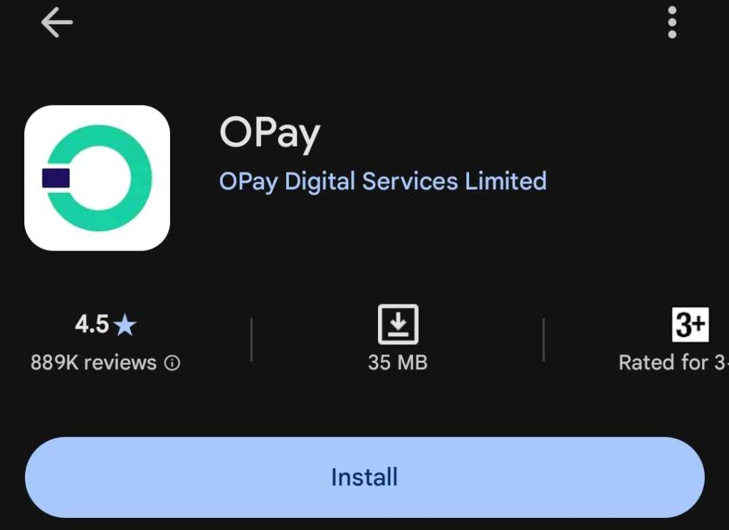 Normal Opay app