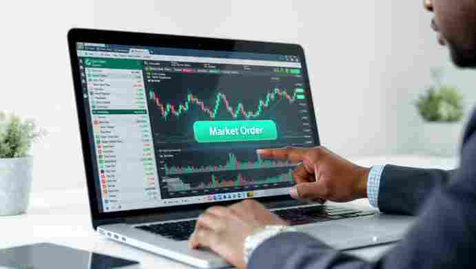 Market Order vs Limit Order infographic 