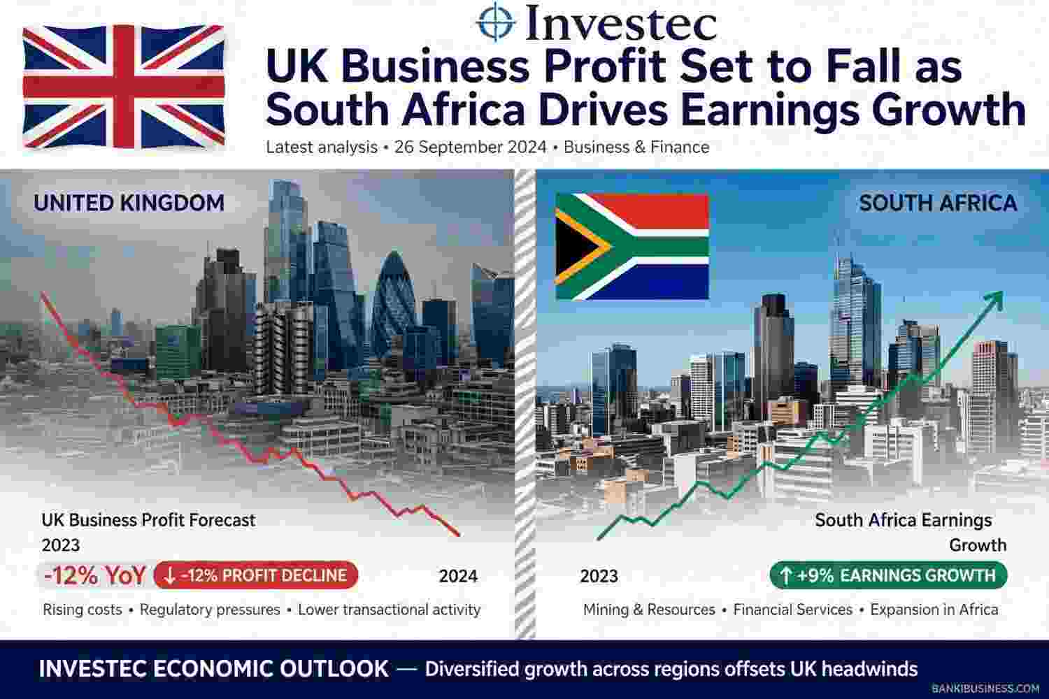 Investec UK Business Profit Set to Fall as South Africa Drives Earnings Growth