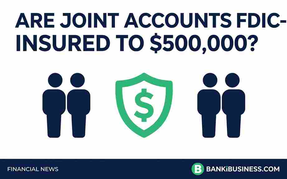 Are joint accounts FDIC-insured to $500,000