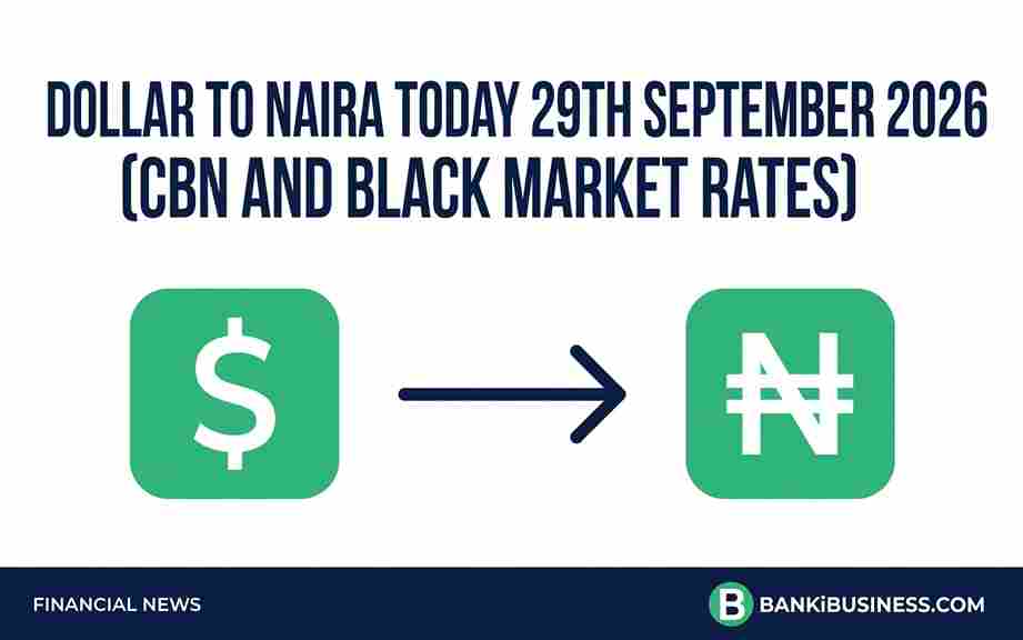 Dollar to Naira Today 29th September 2026 (CBN and Black Market rates)
